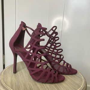 Netted Strappy heels